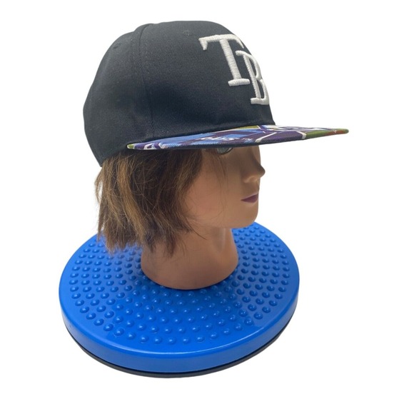 Tampa Bay Rays Hat Cap Snap‎ Back Black MLB Baseball New Era Adjustable Mens - Picture 5 of 9